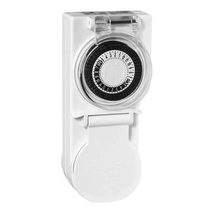 HPM Outdoor Timer 24 Hour 10Ah IP44 Heavy Duty Weatherproof D8180DDP