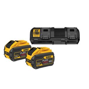 DeWALT DEWALT XR FLEXVOLT Battery & Charger Starter Pack 9AH DCB132X2-XE
