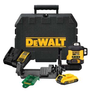 DeWALT 18V XR 3x360 Compact Multi Line Laser Kit Green DCLE34031D1-XE