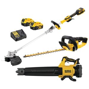 DeWALT 18V XR Li-Ion 3Pc Combo - 5Ah Kit (Blower, Hedge & Line Trimmer) DCZ341P2-XE