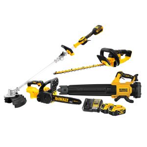 DeWALT Cordless Garden OPE Combo Kit 4 Piece 18v XR 2x 5.0Ah DCZ441P2-XE