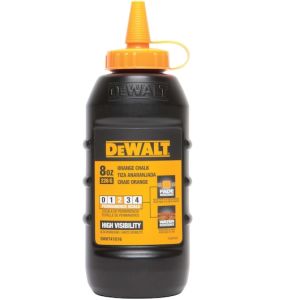 DeWALT 225g High-Visibility Orange Chalk DWHT47076L