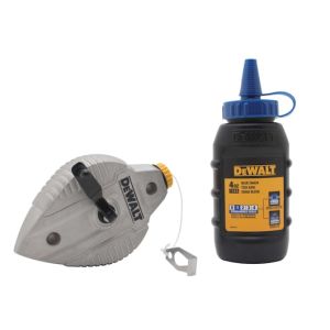 DeWALT 30m Aluminium Chalk Line Reel Kit W/Blue Chalk DWHT47309L