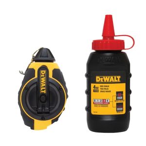 DeWALT 30m Chalk Line Reel Kit W/Red Chalk DWHT47374L