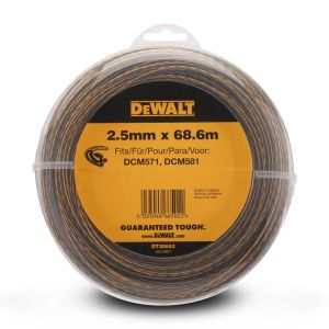 DeWALT 68M X 2.5MM STRING TRIMMER LINE (For use on All DEWALT String Trimmers) DT20652-QZ