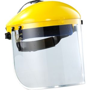 Maxisafe Yellow Face Shield with Clear Visor EBF382