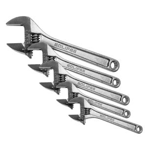 Eclipse Wrench Adjustable 5 Piece 150/200/250/300/375mm ADJWS/5