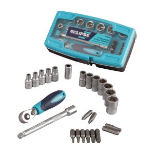 Eclipse 25PC 1/4" Drive Socket Set EC-ESS25PS