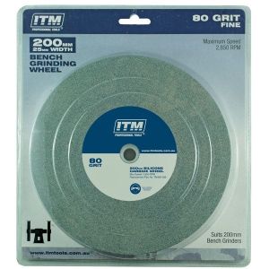 ITM 200 X 25MM 80 Grit Silicone Carbide Grinding Wheel TM406-006