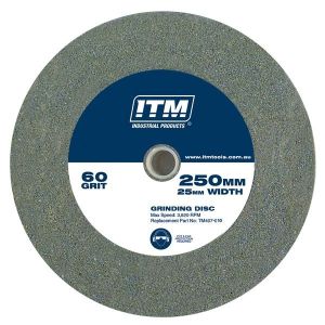 ITM 250 X 25MM 60 Grit Aluminium Oxide Grinding Wheel TM407-010