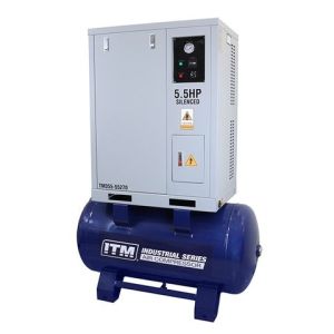 ITM 5.5HP 485L/Min 270L Air Compressor W/ Silenced Cabinet TM355-55270