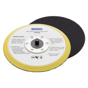 Basso Velcro Backing Pad 6"/150mm Ext 5/16"UNF F6505