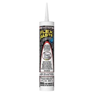 FLEX PASTE GSD715WHT10 Rubber Paste Cartridge 266ml WHITE Suits Caulking Gun GSD715WHT10