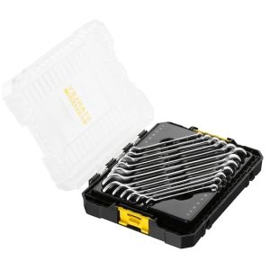 Stanley FATMAX 12PC TSTAK Ring & Open End Spanner Set FMMT98104-0