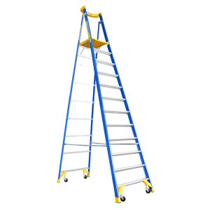 Bailey 3.6M 170kg 12 Step Fibreglass Job Station Platform Stepladder FS13537