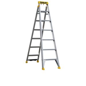 Bailey Pro 2.1M/3.8M 150kg 7 Step Aluminium Dual Purpose Ladder FS13989