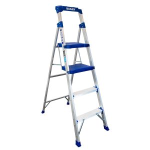 Bailey Twin Platform Stepladder 4 Step 135kg Aluminium FS14041