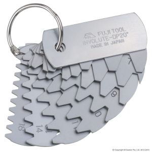 Fuji Tool 20° Diametrical Gear Tooth Pitch Gauge FTDPS20
