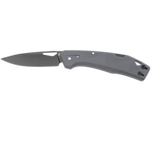 Gerber LST Drop Point Fine Edge Folding Knife - Grey/Black 1074524