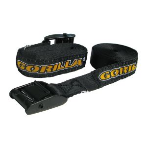 Gorilla Ladder Tie‑Down Straps Twin Pack – 2m Webbing, 150 kg Lashing Capacity GOR‑TIEDOWN