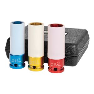 Geiger 1/2" Dr Thin Wall Impact Sockets (3pc.) GPA1594