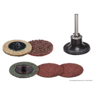 Geiger 2" Surface Preparation Kit 7pc GPK2 – Quick Change Sanding & Prep Kit