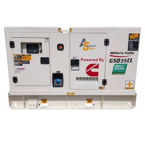 Millers Falls 30KVA Diesel Generator 415V Cummins Powered GSD35CL