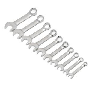 GearWrench Wrench Set 10 Piece 12 Point Stubby Combination Spanners SAE 81905