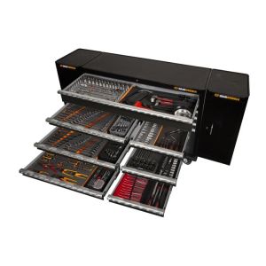 Gearwrench 322 Piece Combination Tool Kit + 58" Trolley + Side Cabinets (x2) 77017