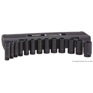 Geiger 1/2" Drive Imperial Socket Set (13pc.) GX1312SSI