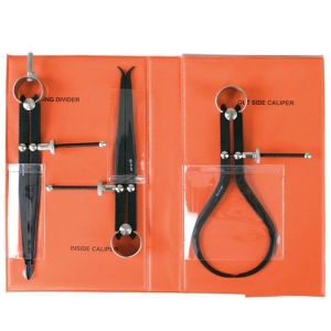 Groz 200MM Premium Caliper & Divider Set 3 Pce GZ-01493