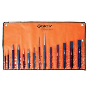Groz Punch & Cold Chisel Set 14 Pce GZ-33001