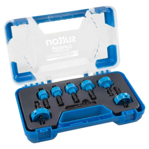 Sutton 8PC 20-38MM 1/4"-Hx Impact Bi-Metal Sheetmetal Holesaw Set H119S08A