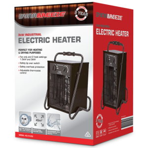 Dynabreeze 3kW Industrial Electric Heater HE-51030