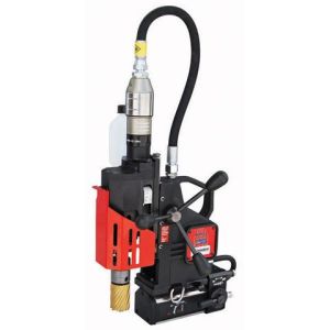 Holemaker Air 45 Fully Atex 11 Certified Pneumatic Magnetic Base Drill 2MT190 / 290 Rpm Cap: 45MM Dia X 52MM HMP45-ATEX