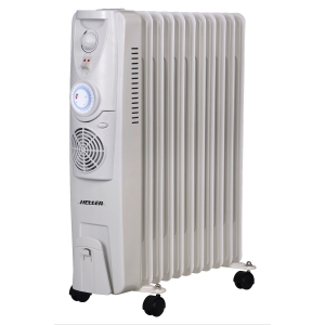 Heller 11 Fin 2400W Oil Heater With Timer And Fan HOCH11FT