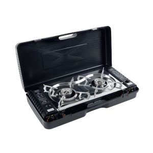 Hot Devil Twin Burner Butane Gas Stove HDTBS