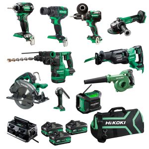 Hikoki 36V Brushless 10 Piece Combo Pack KC36D10P3(HRZ)