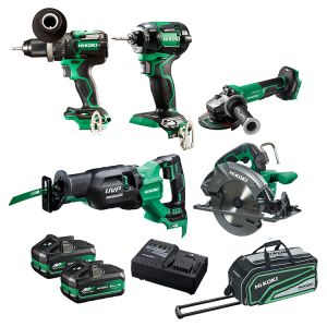 HiKOKI 36V 5 Piece Cordless Brushless Combo Pack KC36D5P3(HRZ)