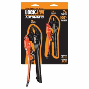 Lockjaw 250/175mm 2 Piece Locking Curved Jaw Plier Set L2920001