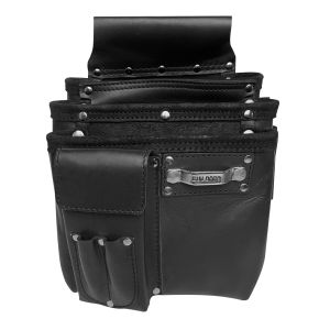 BuildPro Tool Nail Bag With The Works 3 Pocket Leather LBNB7XL
