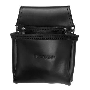 BuildPro LBNBM3 Tool Bag 2 Pocket All Purpose Leather LBNBM3