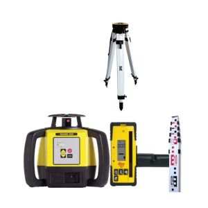 Leica Rugby 620 Laser Level Combo Kit with Rod-Eye 160 Digital Receiver Alkaline Aluminium Tripod and 5m Staff LG6005985KIT