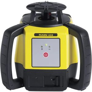 Leica Rugby 610 Laser Level with Rod-Eye 160 Digital Receiver Alkaline LG6008616