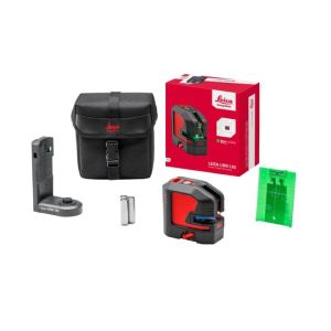 Leica Lino L2Gs-1 Green Beam Cross-Line Laser Level with TWIST 250 Adapter Target and Soft Case LG912932