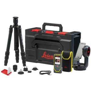 Leica Disto X6 Laser Distance Meter P2P Combo Kit with DST 360-X Adapter TRI 120 Tripod and Case LG950878