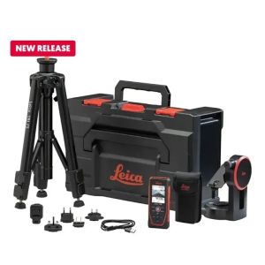 Leica Disto D5 Laser Distance Meter Combo Kit with FTA360 Adapter TRI 75 Tripod and Case LG950879