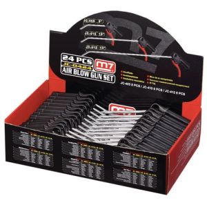 M7 AIR BLOW GUN COUNTER MERCHANDISER, 24PCS (8 EACH JC405, JC410, JC412) M7-JC0424