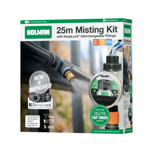 Holman 25m Misting Kit W/SwapLock Fittings & Tap Timer MK31025