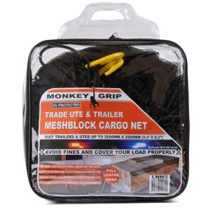 Monkey Grip LNM2 Mesh Block Cargo Net Size 1 2000 x 2500mm Ute & Trailer LNM2
